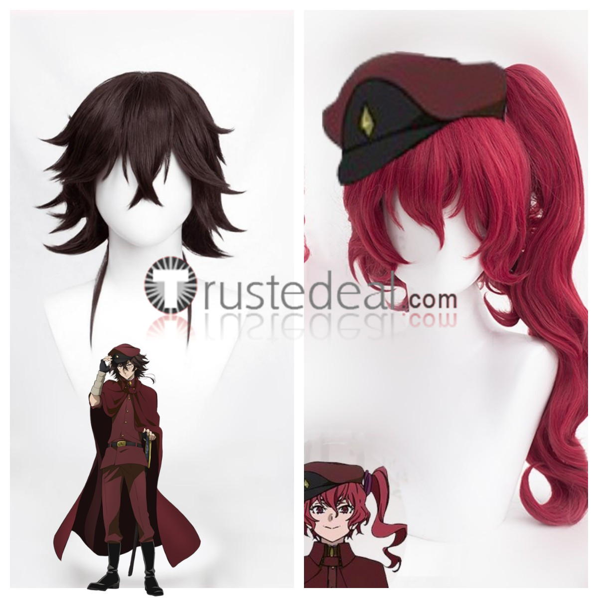 Trustedealcos's tweet photo. 🌟Bungou Stray Dogs The Hunting Dogs Mad Dogs #Tetchou #Suehiro #Teruko Okura #Cosplay #Wigs #Trustedeal
Shopping link->https://t.co/qIGhWnxkJt
#bungostraydogs #BungouStrayDogs #thehuntingdogs #tetchousuehiro #terukookura #cosplaying #newanime #BSD #bsdseason4 https://t.co/gBpm83HZFg