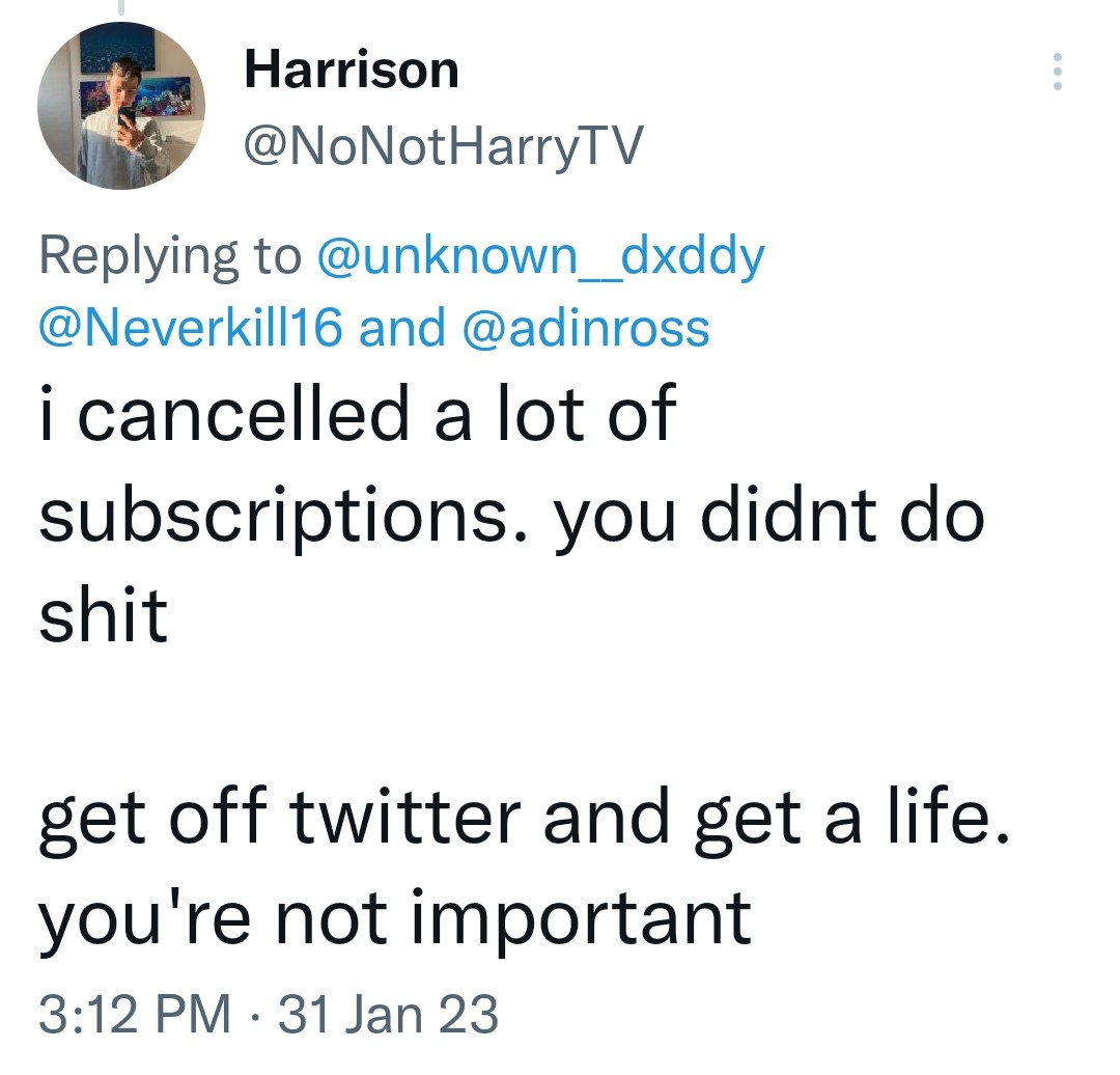 unknown__dxddy's tweet photo. @NoNotHarryTV @Neverkill16 @adinross This aged well🤣 https://t.co/72PG7s5S9P