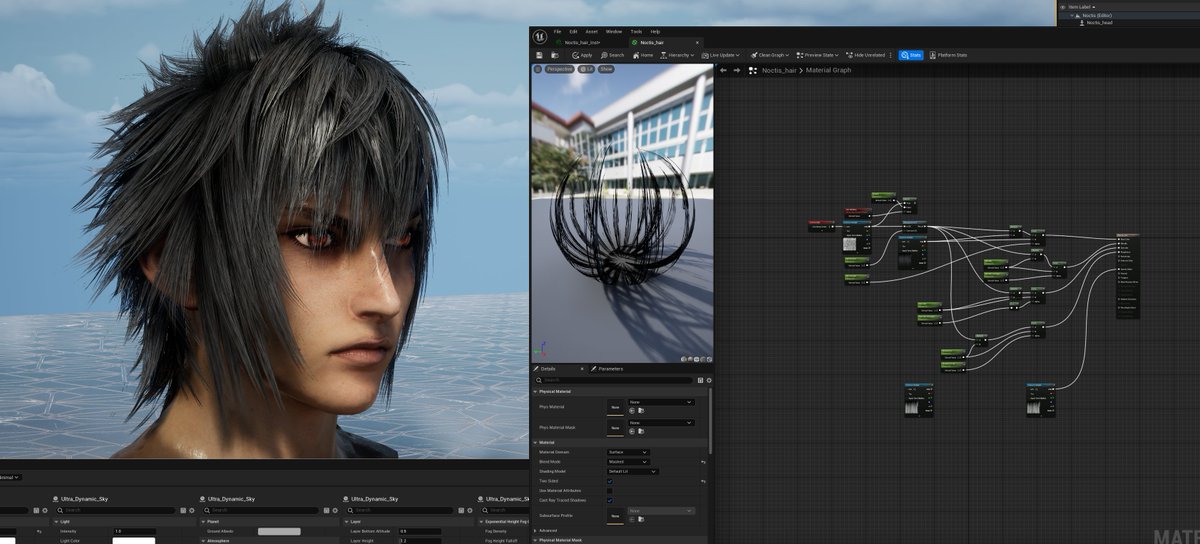 Versus13Trailer's tweet photo. Working on the hair of the main man!

Will give some times to continue make the materials of Insomnia as I still have a good thousand to do and show it soon! 🫣🥹 Thanks for the patience everyone, it's a project who'll take a very, VERY long time https://t.co/iybZliH0Sd