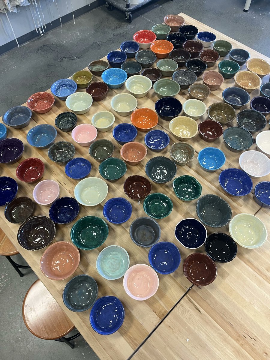 TMAoviedo's tweet photo. Our Annual Empty Bowls Project was a huge success!  We are so thankful for the overwhelming response from our TMA families for this project and are blessed to be able to donate $2,695 to The Sharing Center.

#emptybowlsproject #thesharingcenter #soareagle https://t.co/DSW5MrRSVG