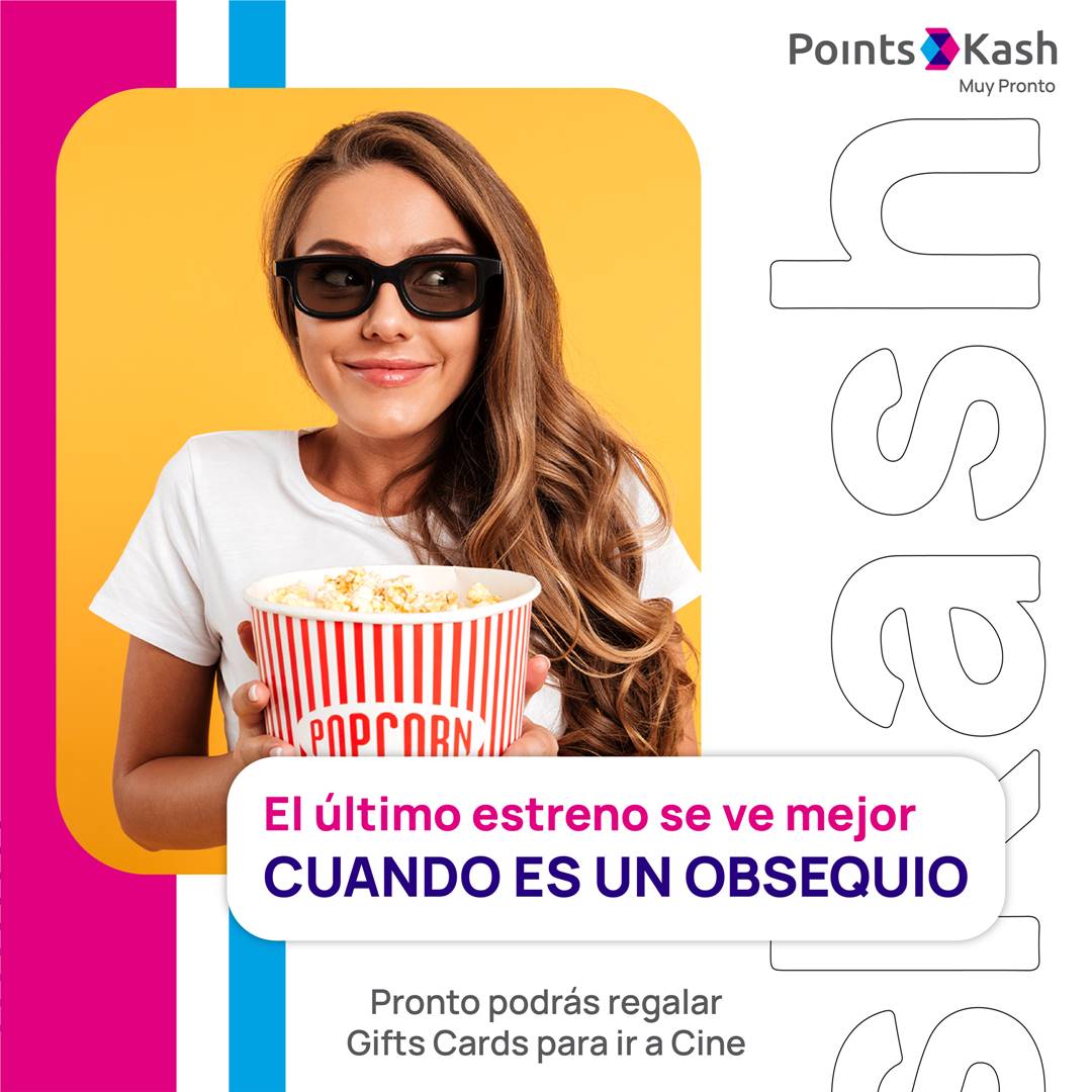 PointsKashLa's tweet photo. Con tu GiftCard, 💳 ve a tu estreno favorito, invita a esa persona especial, y regálate la satisfacción de pagar a tu manera. 🎬
.
.
#points #giftcards #gift https://t.co/ddMQ2fCP0E