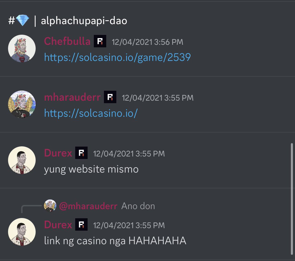 RugpullFNF's tweet image. Lots of people showing support right now, but guess who was showing you love during the day of your launch? 🤷‍♂️

When @RugpullFNF x @Solcasinoio