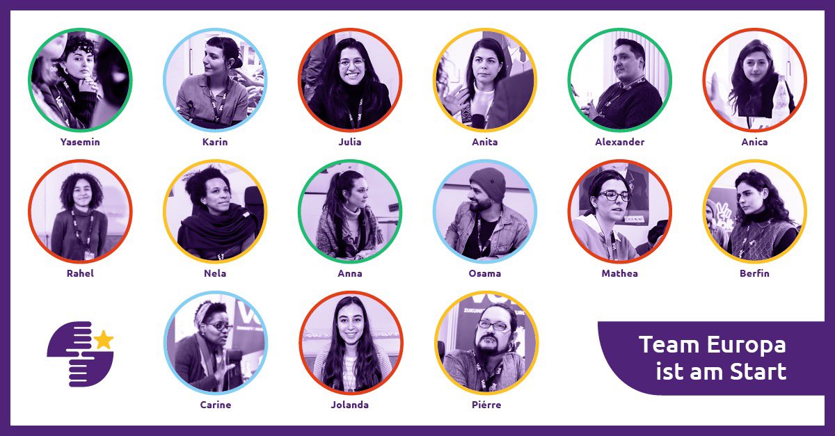 Wenn Europas Sterne 2024 bunter strahlen, dann liegt es auch an diesen Menschen: Hallo Team Europa! 🇪🇺

Zusammen starten wir jetzt Richtung Brüssel – mit einem vielseitigen Mentoring- und Coaching Programm gefördert vom überparteilichen Netzwerk <a href="/joinpolitics_/">joinpolitics.org</a> 💜