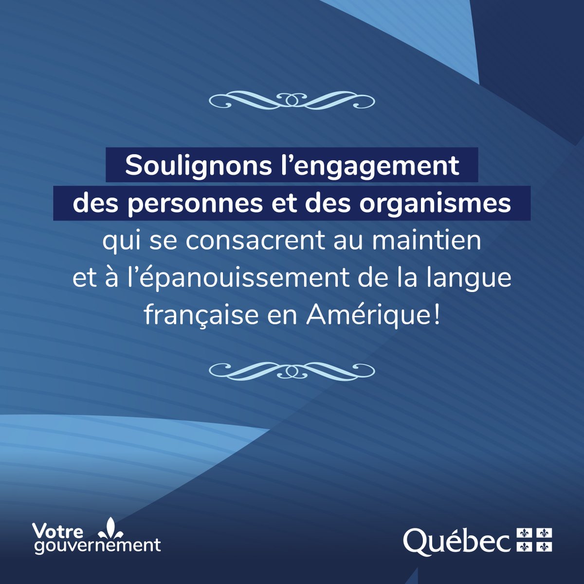 Nous avons hâte de participer à la sélection des candidats et à la remise des prix de l’Ordre des francophones d’Amérique et au Prix du 3-Juillet-1608 du <a href="/mlfquebec/">Langue française Québec</a>. 🌎 Pour soumettre une candidature d'ici le 14 avril, c'est ici➡️ quebec.ca/gouvernement/r…