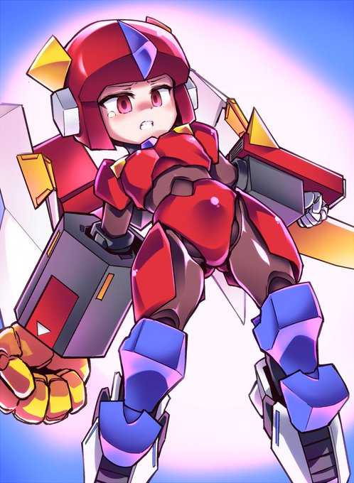 ポッドエフェクトも無しのビット単品女性型カスタムロボを(特にえっちに)描く場合、体を人間(生身)っぽく描くか、それとも本来通りメカとして描くかがまず悩みどころ……今回はコマンダーも一緒に描いたからその差別化もあってメカっぽくしたけど 