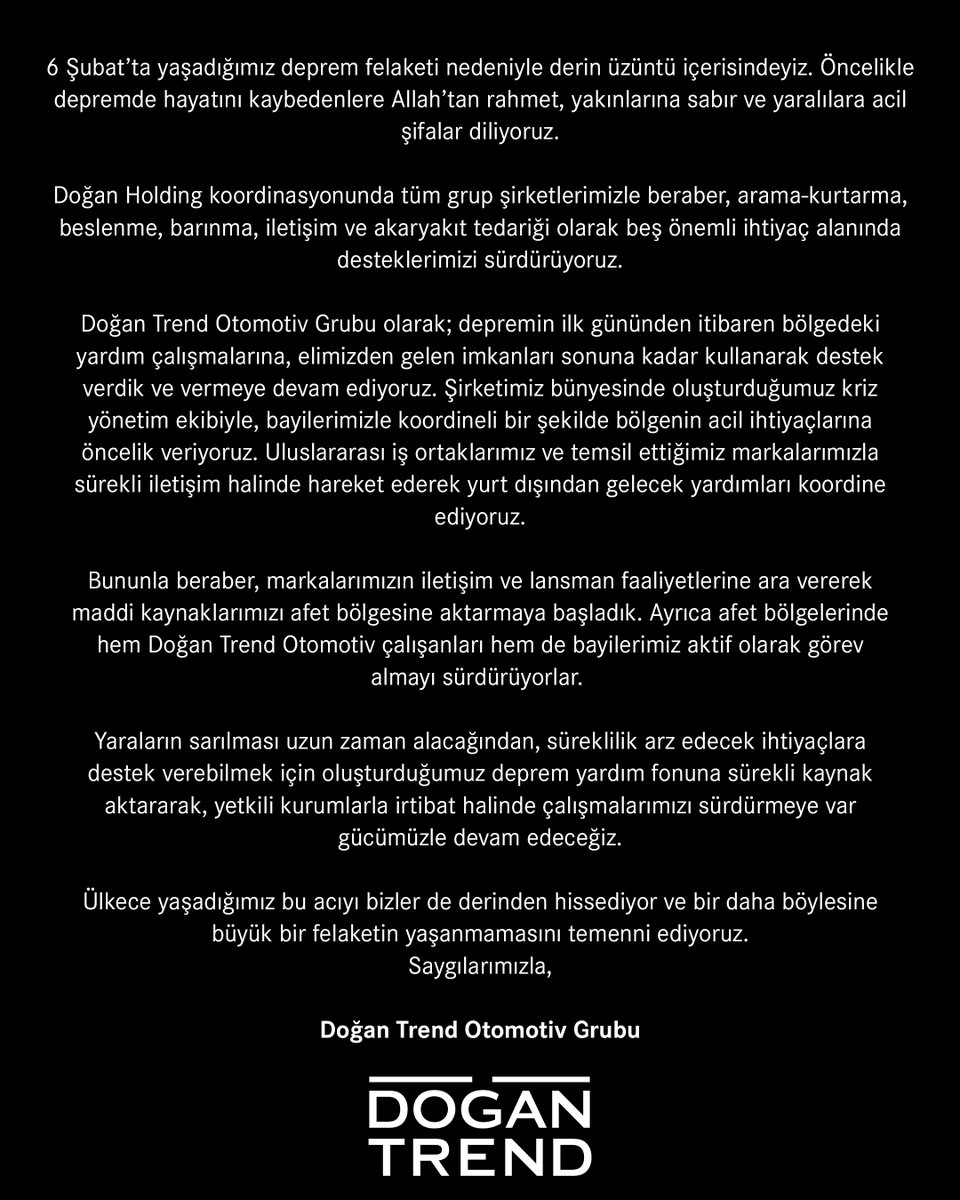 Zor günleri hep beraber aşacağız.