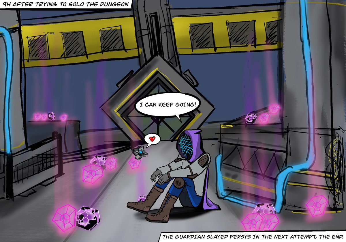 KoviElango's tweet photo. Based on a true story.. #Destiny2Art #Destiny2AOTW #TrueStory #spireofthewatcher https://t.co/c19Ux47ypm