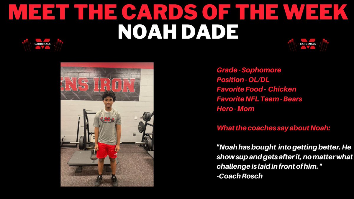 coach_pickup's tweet image. Our Cards of the Week. These athletes are always focused on improving every single day. #OnePercent #BAWA @FootballMelissa