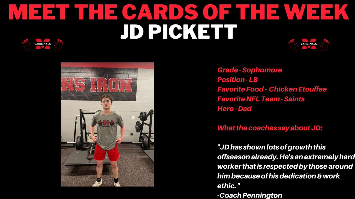 coach_pickup's tweet image. Our Cards of the Week. These athletes are always focused on improving every single day. #OnePercent #BAWA @FootballMelissa