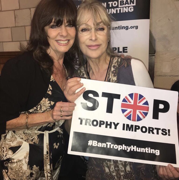 vickimichelle's tweet photo. Happy Birthday Beautiful Carol Royle. Fab actress and lovely lady. Great memory supporting The Ban Trophy Hunting Campaign. Have a wonderful day @CarolRoyle2 #LifeWithoutGeorge #Endeavour @CBTHunting #FridayThoughts https://t.co/BlJoFI7lF0
