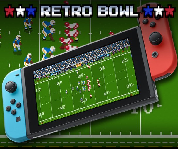 newstargames's tweet photo. Good news! We have a special Nintendo Switch weekend sale now on for both #retrobowl and #retrogoal Get 20% off these games until Monday. (would make a great early #valentines present for all those sports lovers) https://t.co/36mTSfJRXO