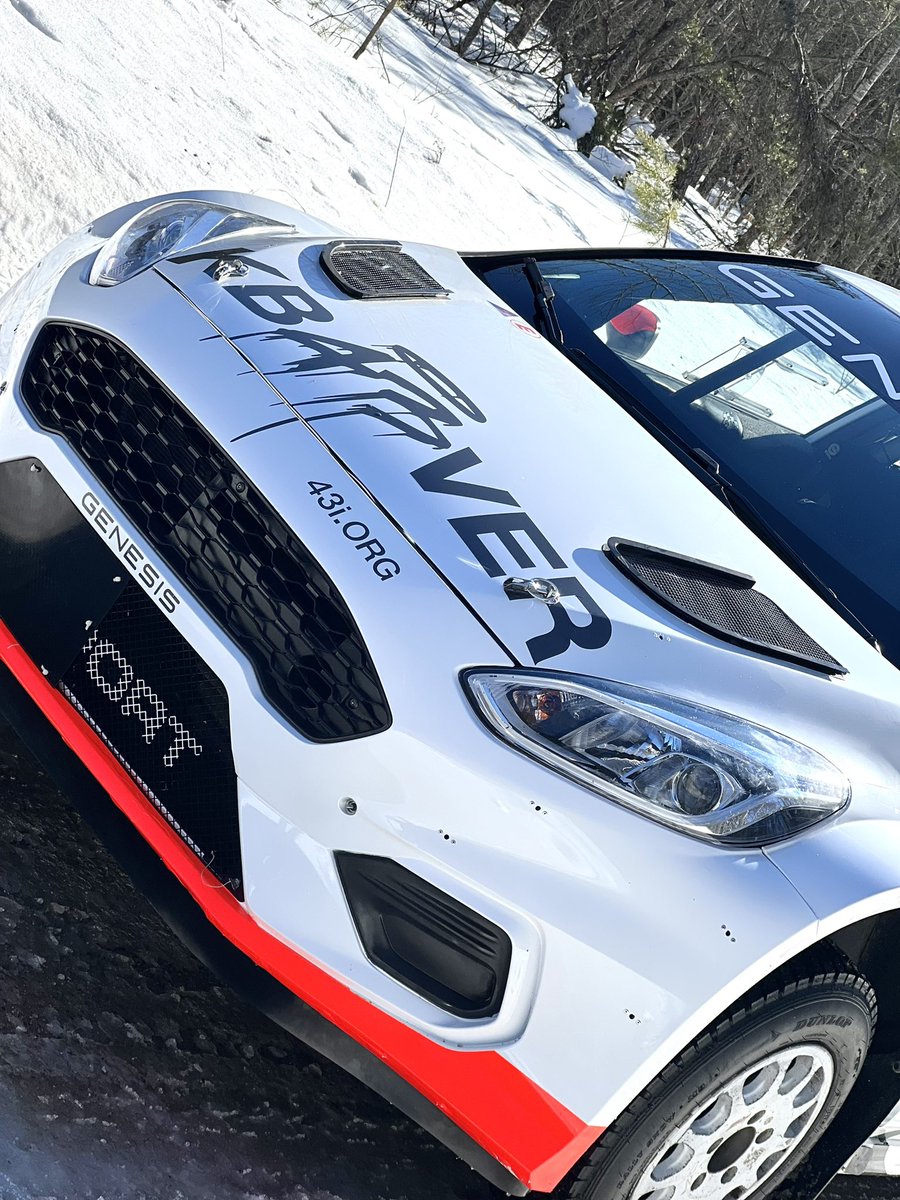 ⁣
I have put a tribute on the rally car this weekend supporting the 43 Institute to carry on Ken Block’s greatest legacy. I will be competing at the best I possibly can this weekend for KB &amp; all the family &amp; friends !! 🖤 ⁣
⁣
43i.org