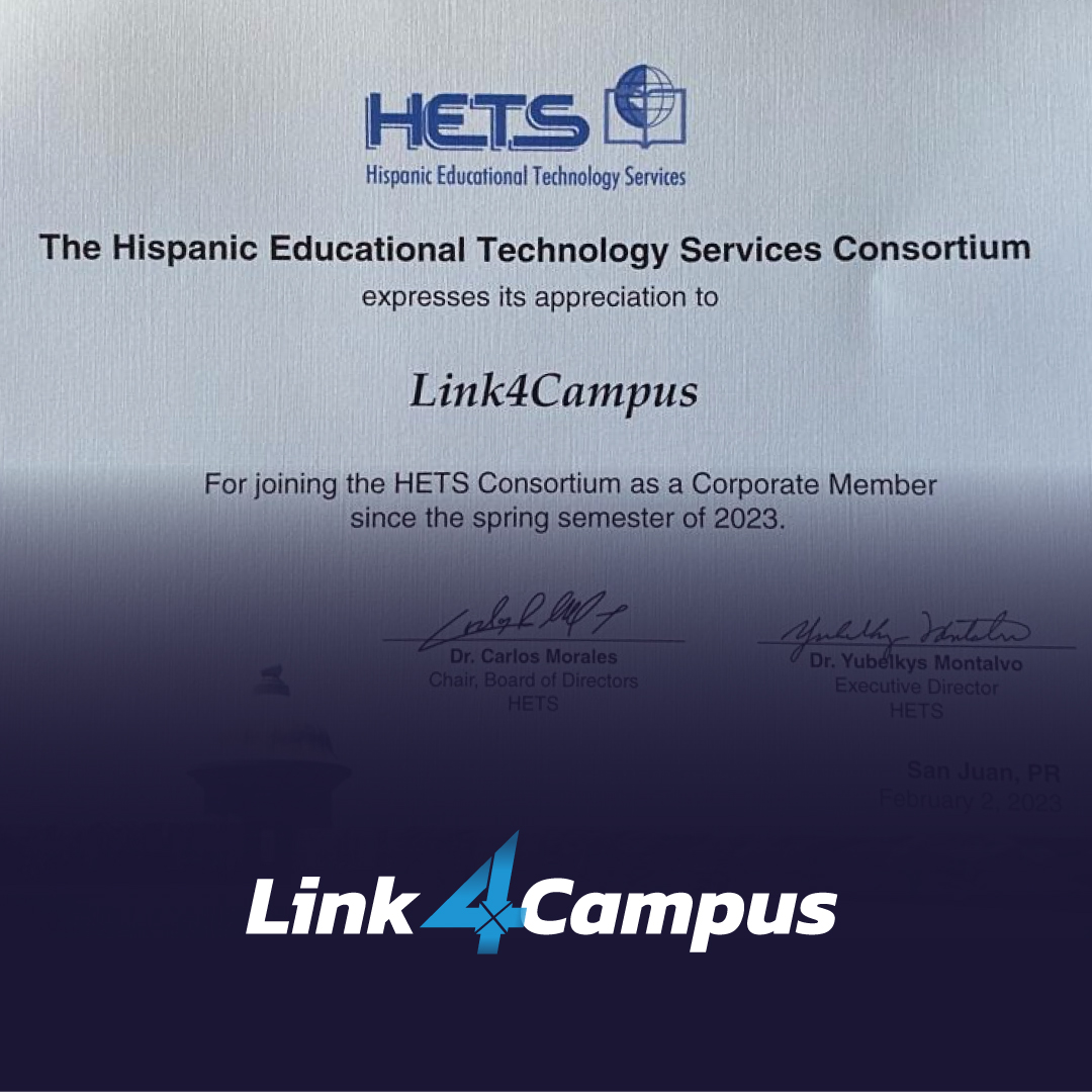 link4campus's tweet photo. We are delighted to share with you the recognition of @hetsorg as a new corporate member - Estamos muy contentos de poder compartir con ustedes el reconocimiento por parte de @hetsorg como nuevos miembros coporativos.
#hetsorg #Link4Campus #L4C #edtech #edtechstartup #edtechtools https://t.co/uNxL5lpb72