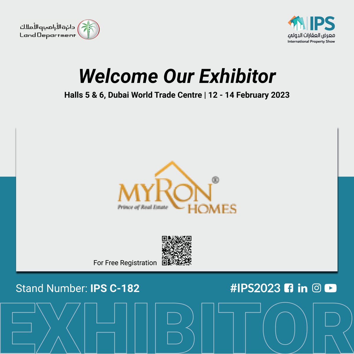 IntPropertyShow's tweet image. Attention all real estate enthusiasts! Myron Homes, the most trusted builder in Hyderabad, is excited to be an exhibitor at the International Property Show 2023. 

#MyronHomes #InternationalPropertyShow2023 #RealEstateExpertise