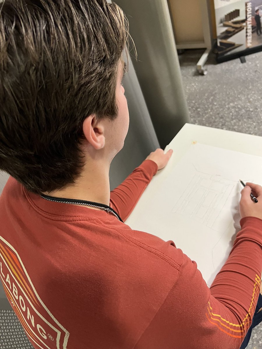 lisd_arch's tweet image. Scenes from the Studio: When the internet goes down, architects know how to go old school. #nointernetnoproblem @lisdcte @TECCeast