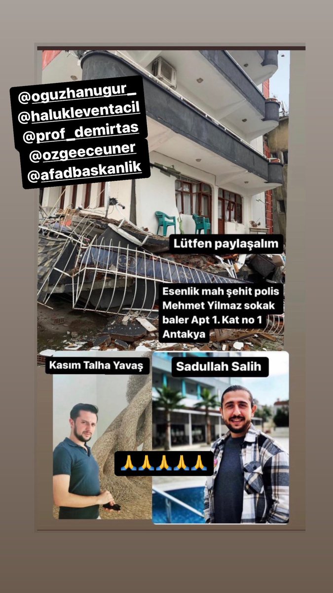 ErDeMDemirkan4's tweet photo. @BabalaTv Lütfen yardım edin termal kamera ile bakıldı 4 arkadaşımız var ama bina tam yıkılmadığı için çalışma durdu. LÜTFEN YARDIM EDİN. Ailesi adreste çaresiz bekliyor https://t.co/y3KOisGtxV