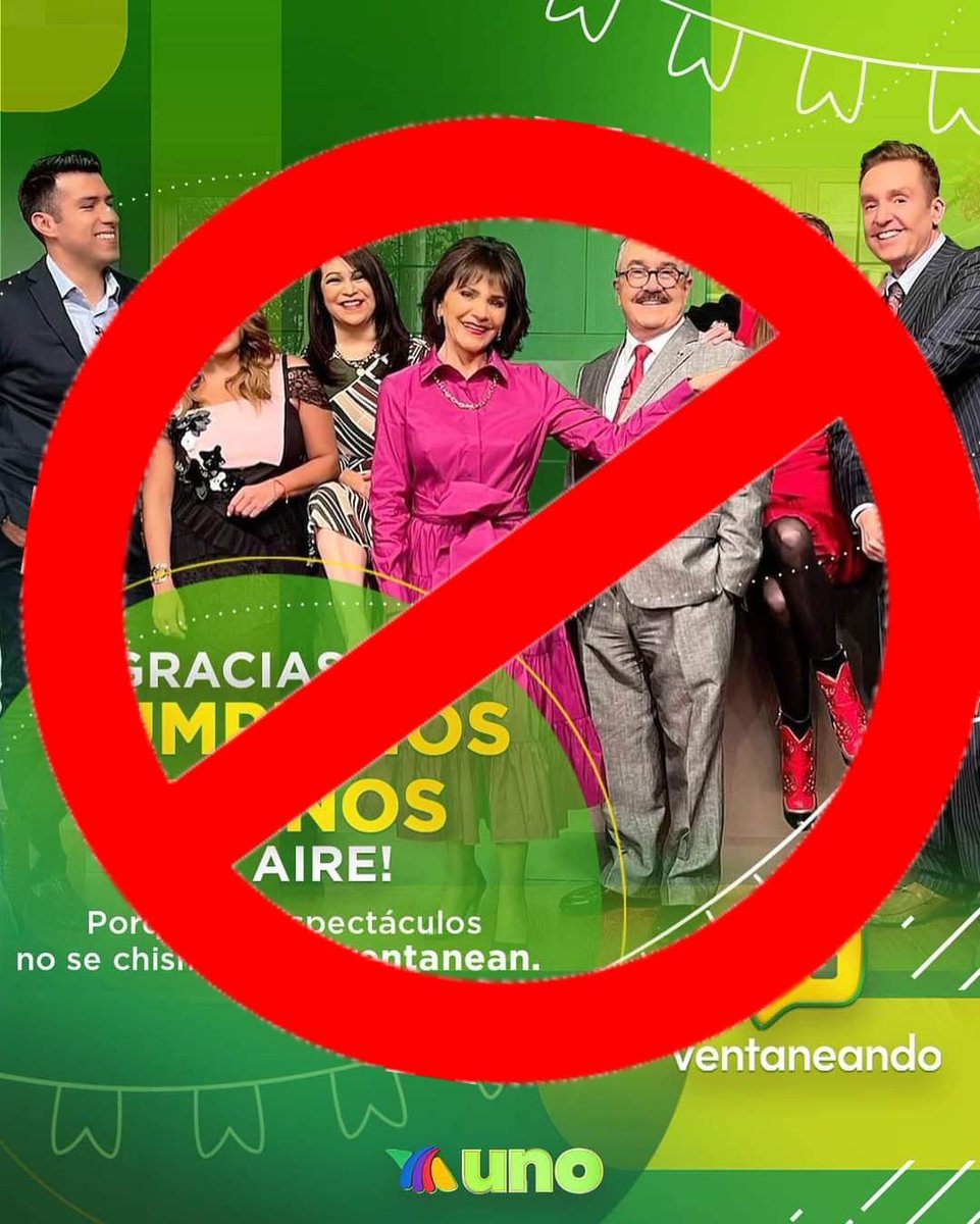 arturomimila's tweet photo. Queremos fuera del aire a VENTANEANDO ❌

#YuridiaNoEstasSola https://t.co/m39nGX49MP