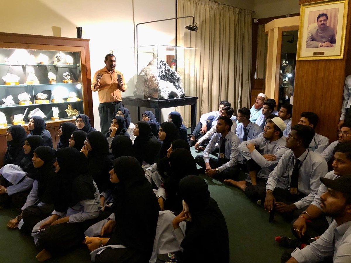 Today 48 students visit from AIT’s Institute Of Pharmacy, Malegaon 

#gargotimuseum #nashik #nasik #nashiktourism #pune #mumbai #maharashtratourism #museum #museumindia #museumofindia #students #nashiktraveller #education #school #geology #mineralogy #college #malegaon