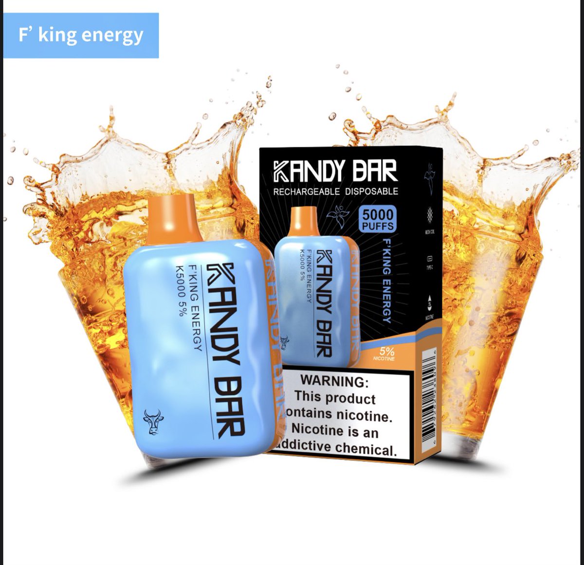 kandybarvape's tweet photo. Don't forget to show us your best vape tricks using Kandy Bar Disposables for a chance to win 2 FREE Kandy Bar Disposables! Contest ends this Friday 2/17 at 12pm 💨 #KandyBarChallenge #KandyBarDisposables #VapeTricks https://t.co/W2MtFbpcKe
