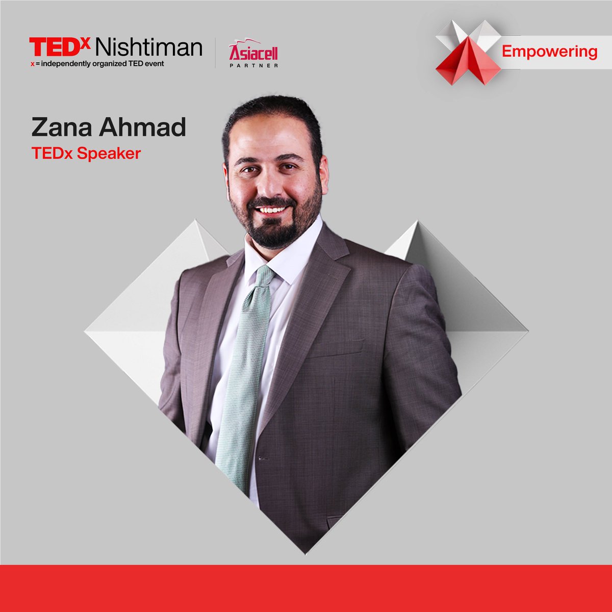 TEDxNishtiman's tweet photo. How youth can build the blocks for the future? 

Join TEDxNishtiman in listening to Dr. Zana Ahmad Qasab to realize more about your ability and strengths.

#TED #TEDx #TEDxNishtiman #TEDxNishtiman2023 https://t.co/T5W358Smhg