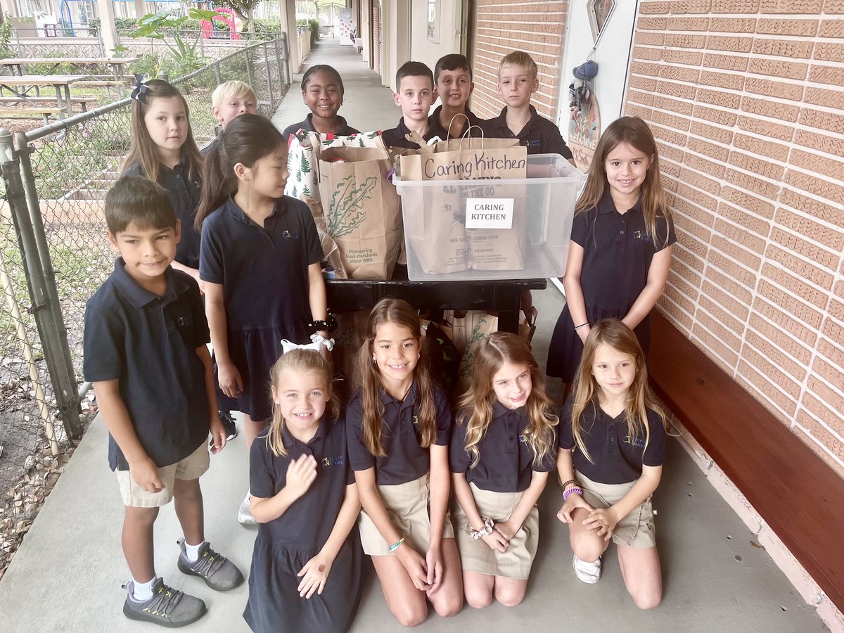 UnityDelray's tweet image. We are very proud to announce that our second graders collected almost 400 food items in January for the Caring Kitchen Program and they celebrated with an ice cream party! Your accomplishment will make many families happy! 

#CaringKitchen #CROSMinistries #FoodDrive #UnitySchool