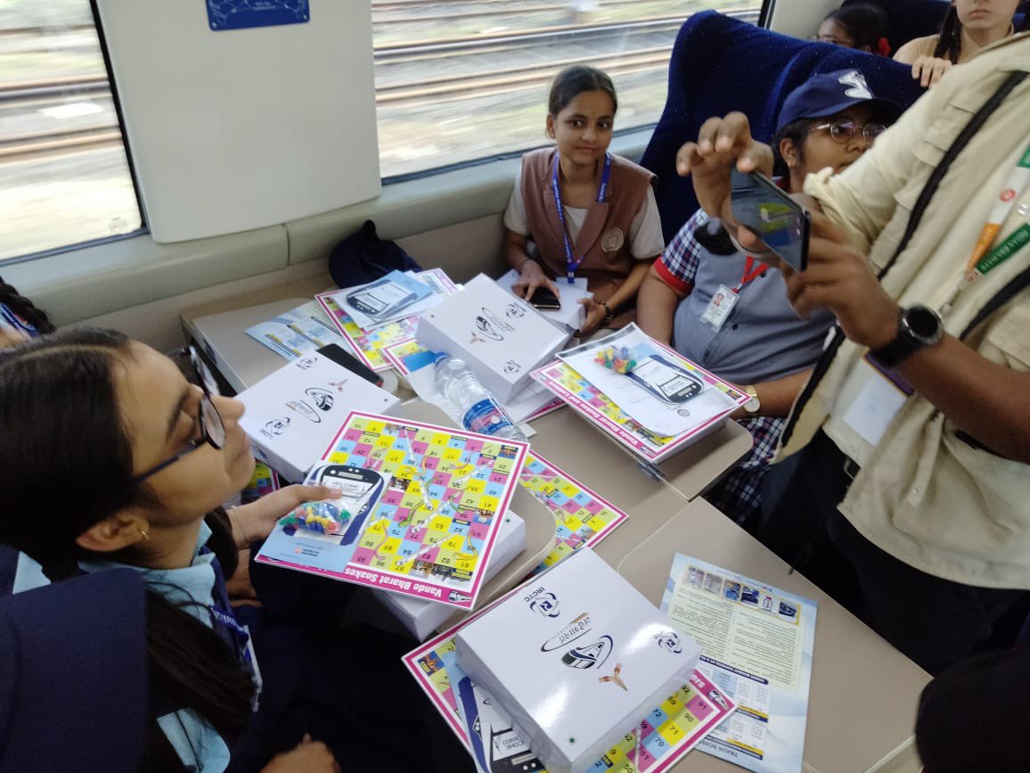 West Central Railway on Twitter "RT RailMinIndia Fun on board! School children having a blast