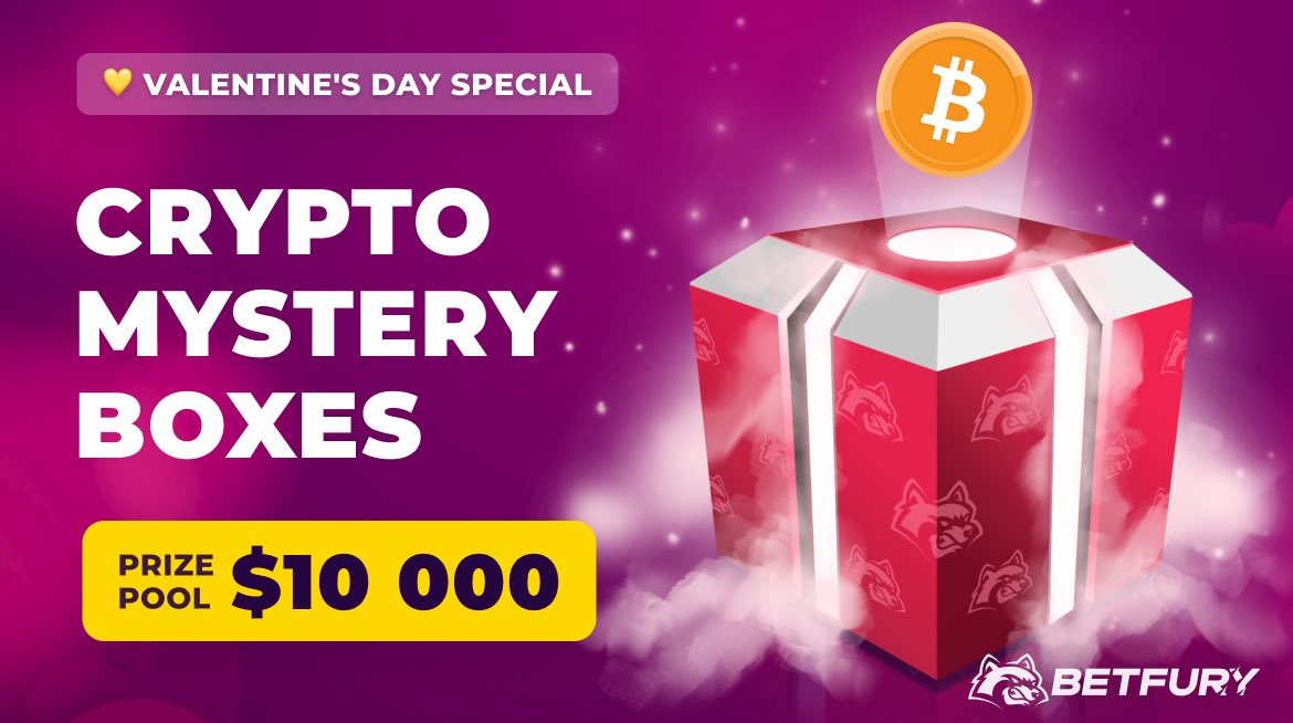 🌐 Web3 community celebrates Valentine's Day in a crypto way!

<a href="/betfury_gaming/">BetFury</a> has been entertaining crypto enthusiasts since 2019 and just announced Crypto Mystery Boxes with a $10 000 prize pool in #BTC, #BNB, #ETH and #USDT. 

🎁 Grab your prize here - betfury.tv/lovecryptoboxes