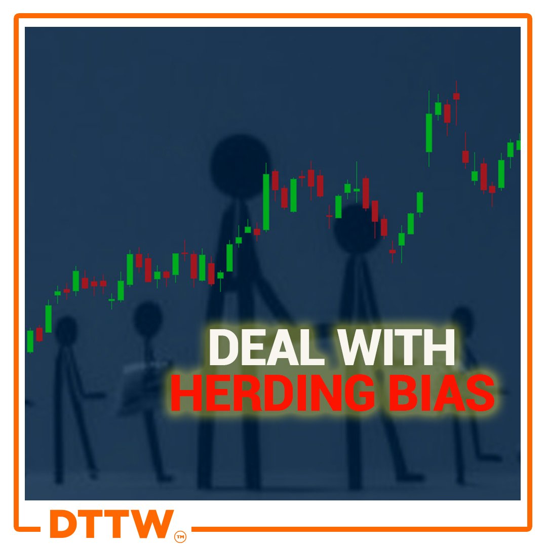 realtradingprop's tweet photo. You can trade by #followingthecrowd by strategy, or because you are guided by what others are doing.
And the latter, called herding bias, is much riskier. ⚠
https://t.co/n7SNGXHwMa https://t.co/uusxCyJZaG
