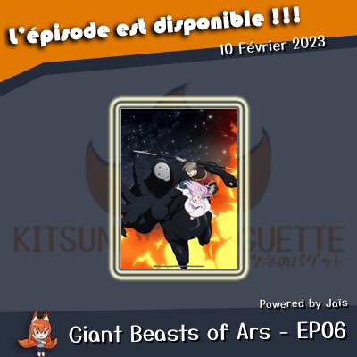 AgendaAnime_FR's tweet photo. 📺 L'épisode est maintenant disponible !!!

L'épisode 6 de l'anime "#GiantBeastsofArs" est maintenant disponible, bon visionnage à vous

VIA @ADNanime
▶️ EPISODE 6 : https://t.co/s9WNEW4f91 https://t.co/ttFtGkGXCR