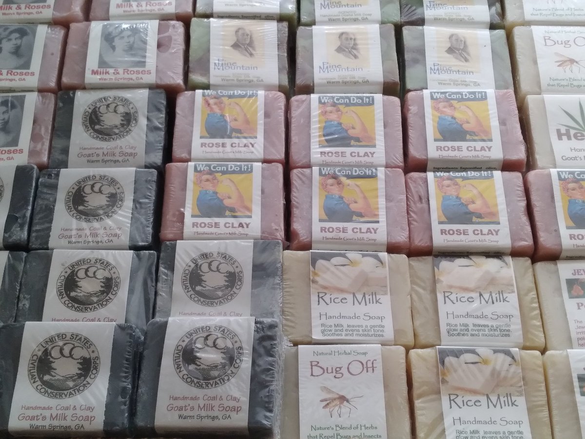OfficialLWH's tweet photo. In the #LWH #giftshop we always  have items that are locally made and #georgiagrown. We have  homemade #soap made in Warm Springs and #goodsonpecans from Leesburg, #Georgia. We also have  #hotruby from #Texas and other items from #USA #gastateparks #GaStateParks #GaHistoricSites https://t.co/9lY5ZFfDgm