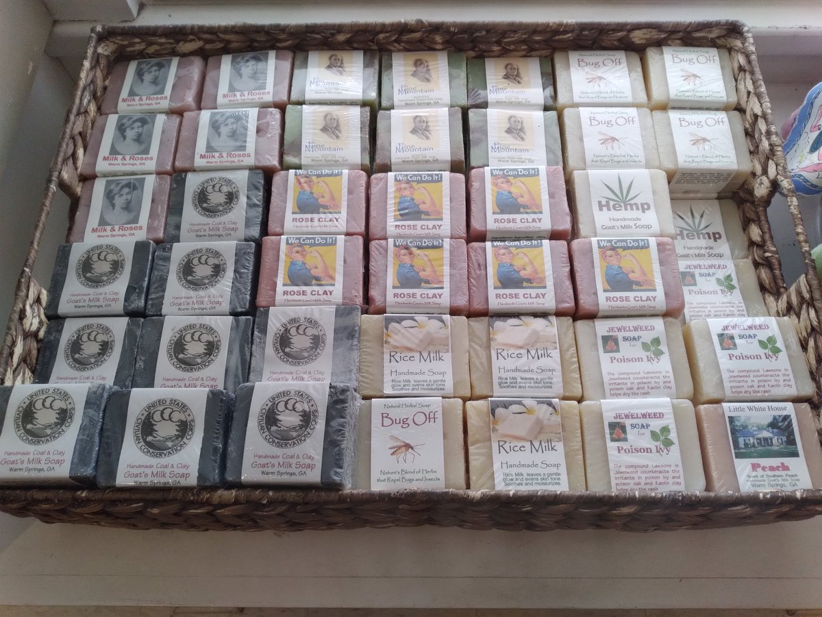 OfficialLWH's tweet photo. In the #LWH #giftshop we always  have items that are locally made and #georgiagrown. We have  homemade #soap made in Warm Springs and #goodsonpecans from Leesburg, #Georgia. We also have  #hotruby from #Texas and other items from #USA #gastateparks #GaStateParks #GaHistoricSites https://t.co/9lY5ZFfDgm