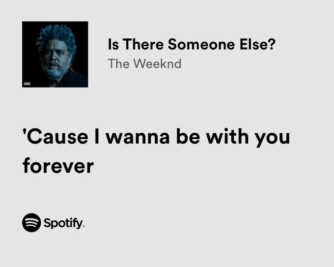 thesadbaby's tweet photo. the weeknd / is there someone else? https://t.co/K2MpgHTAQZ