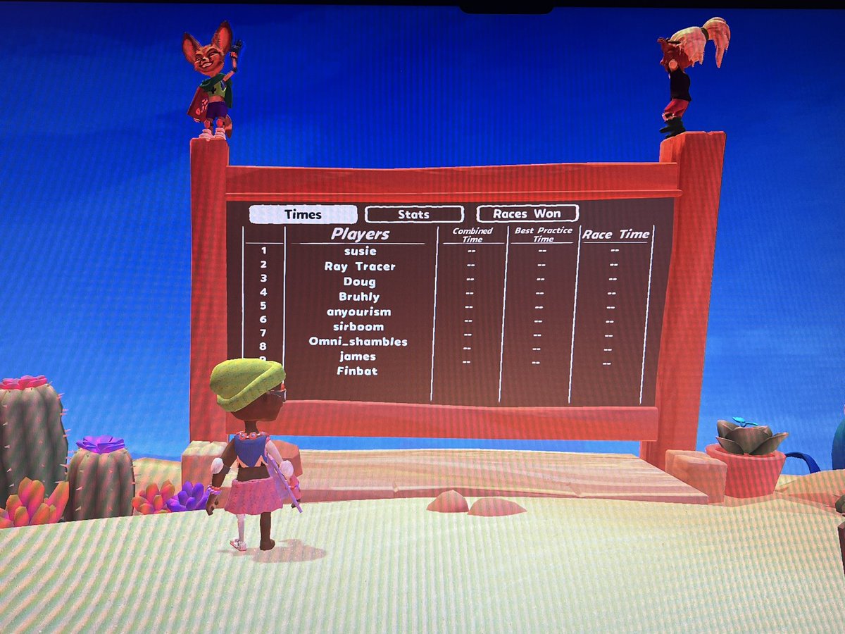 Live in 5 mins! We’re excited and already have 9 people in the lobby 🥳

Watch the stream here: bit.ly/TrayRacers 

Join us 🐸🌵🦊