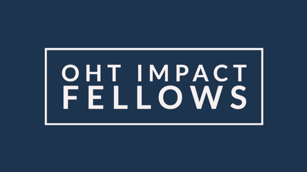 OHT Impact Fellowship tweet media