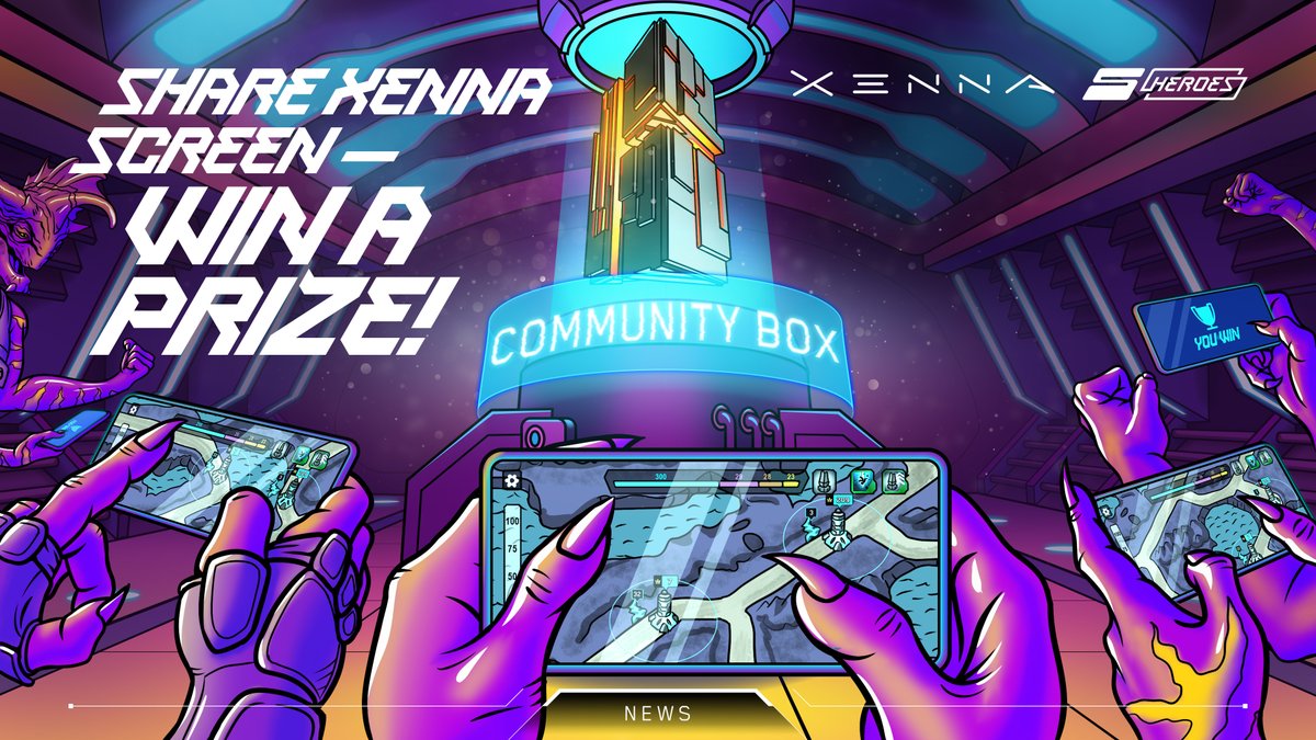🤖 300 Unit Challenge! Win Epic Community Boxes!

- Post a screenshot - win a prize
- 💬 your game strategy
- <a href="/galaxy_sidus/">SIDUS HEROES</a> &amp; 3 frds
- Use #Xenna300units
- Details → bit.ly/3K1wNCr

#xenna #sidus #contest #gleam #Giveaway #Airdrop #GiveawayAlert #p2e #AirdropAlert