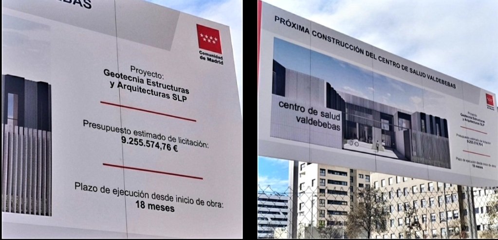 JavierCaso's tweet photo. 👉 Estoy convencido que este firme #CompromisoConValdebebas de @IdiazAyuso @eruizescudero @fpradosroa @AlejoMiranda @SaludMadrid va a ser ejecutado en plazo. El Centro de Salud de Valdebebas está priorizado y en 18 meses será una realidad. Gracias #PresidentaAyuso 👏👍👏👍 https://t.co/KmyJNJtU6H