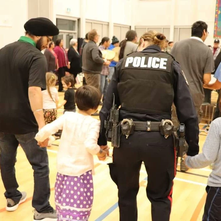 RPSCultural's tweet photo. The day is finally here! Join us for the @reginapolice round dance. Pipe Ceremony and Feast at 4:30pm, Round Dance to follow.  All at the Mamaweyatitan Centre. https://t.co/eN6ml5wkda