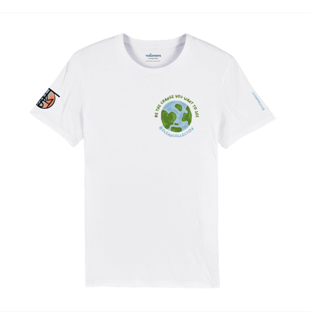 'Get ready! Our new #ThelementsTshirt is made with 100% verified organic cotton and recycled plastic bottle caps. Make a statement and protect the planet with every wear. Coming soon 🌍🌱 #SustainableFashion #EcoFriendlyStyle'