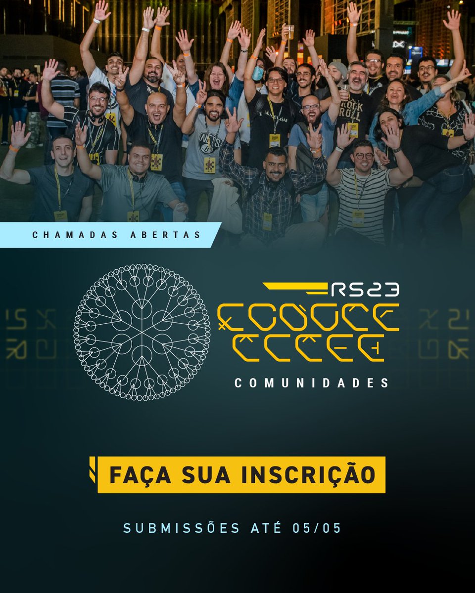 Você faz parte de uma comunidade, hackerspace, projeto, ONGs, etc? Tenha um espaço para expor suas ideias na próxima edição do Roadsec! Inscreva seu hackerclub, grupo de estudos ou comunidade e venha participar do maior festival hacker da América Latina!
bit.ly/3jHybPM