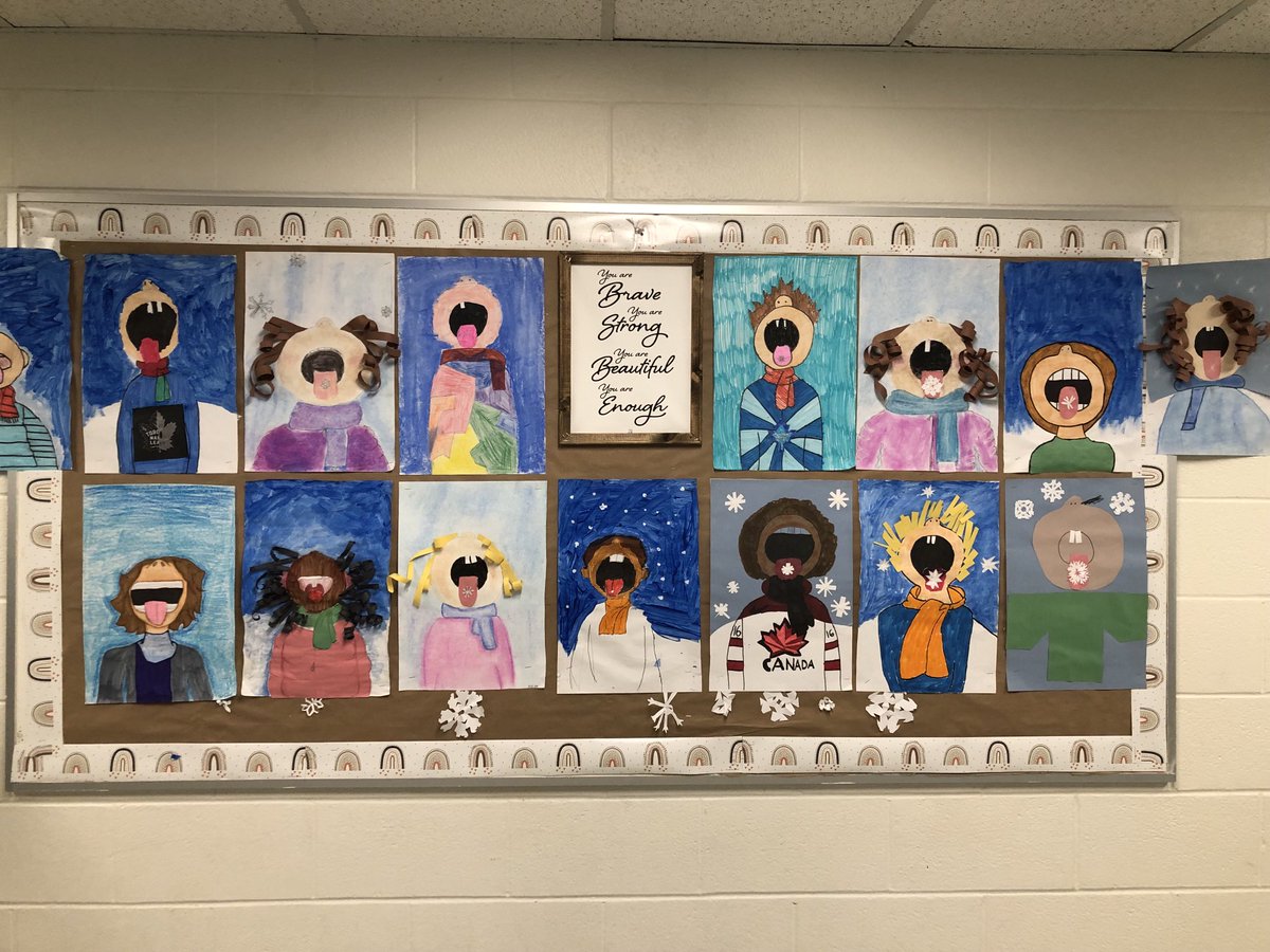 sciencecart's tweet photo. We are unique like the snowflakes that fall from the sky❄️💕⁦@StVincentOak⁩ ⁦@HCDSB⁩ https://t.co/EJpxqXwQB1