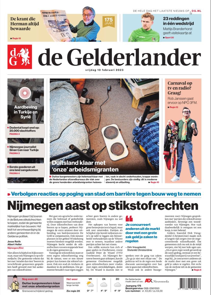Inmiddels doet alles en iedereen mee aan de stikstofjacht. Zorgvuldig afwegen van belangen met oog voor de natuur is in bestuurlijk Nederland ingeruild voor het recht van de sterkste waarbij je achter de rug van je buurgemeente of provincie deals maakt. Wie stopt dit?