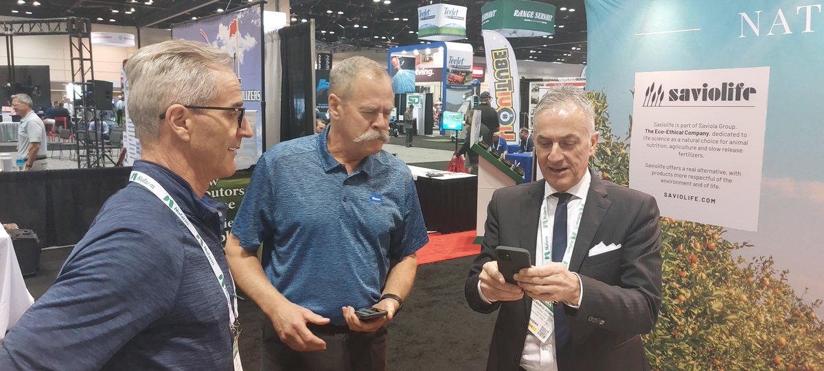 GruppoSaviola's tweet photo. Abbiamo partecipato al Golf Industry Show 2023 in US, per presentare Sazolene, il fertilizzante azotato a lento rilascio #Saviolife, sostenibile e ideale per la coltura di campi sportivi e da golf.
#GruppoSaviola #TheEcoEthicalCompany #NaturalTomorrow https://t.co/MAvxqhQBXJ