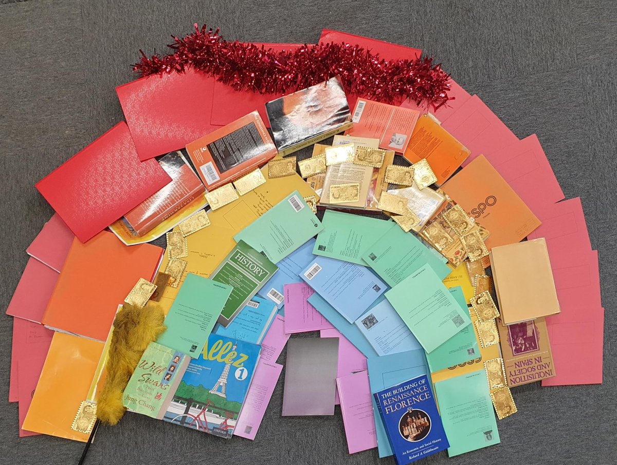 LboroGrammar's tweet image. The school has recognised Children’s Mental Health Week with the Taskmaster challenge this week. Years 6 to 8 had lots of fun undertaking a range of tasks including: Make the best rainbow, make a self-portrait, and finally making  a hat out of recycling!

#CMHWTasking #Creative