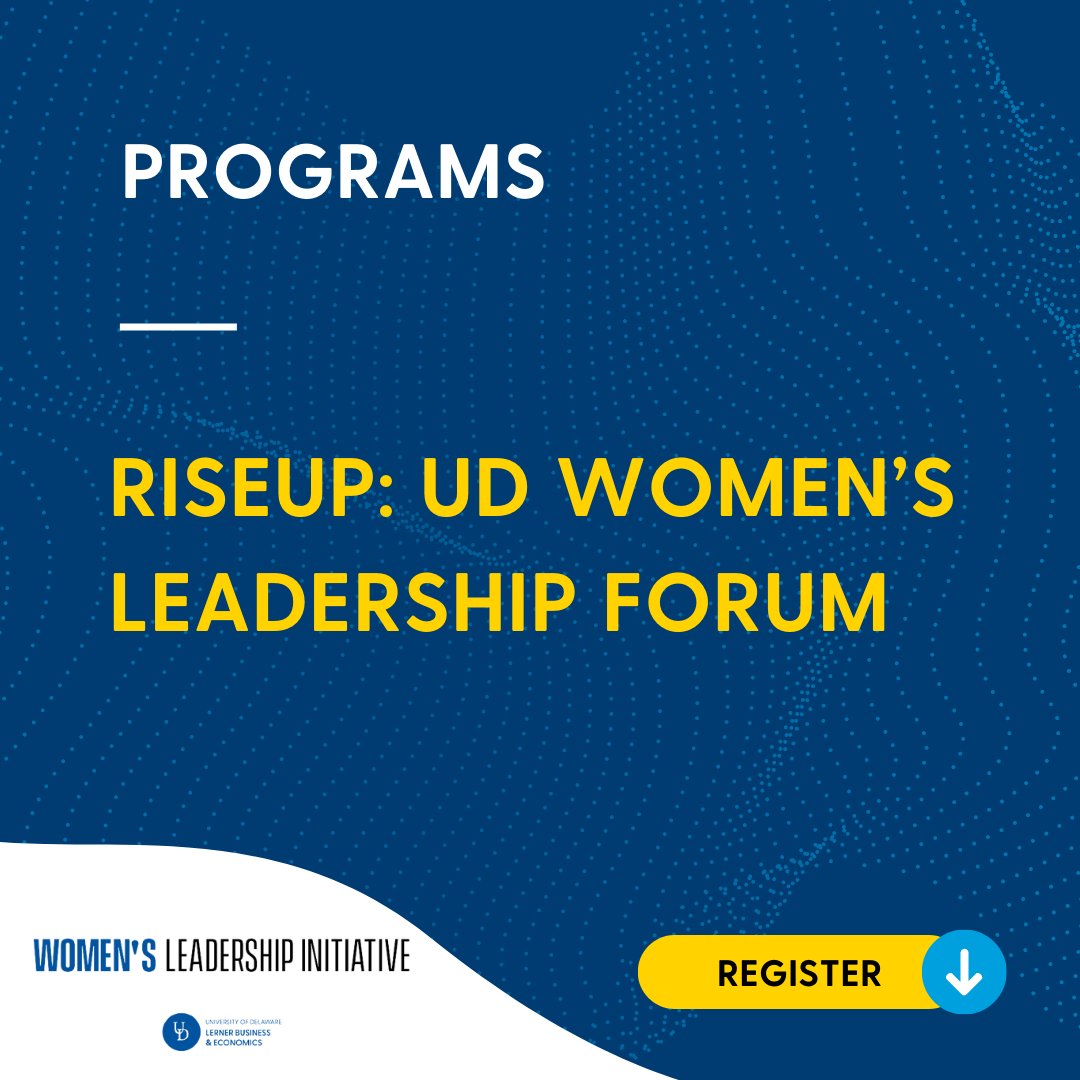 udwomenlead's tweet photo. Registration is now open! The 2023 RiseUP: UD Women’s Leadership Forum takes place May 3rd - May 5th in Wilmington, DE.
Register at: https://t.co/j47gkwEsPg
#RISEUP #RISEUPFORUM #RISEUP2023 #WomensLeadershipInitiativeDelaware #WomensLeadershipInitiative #WLIDE #Delaware https://t.co/5ZVN4G9MQW