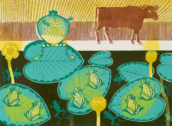churchartnature's tweet photo. Well, here's a hashtag new to me #FrogForFriday Edward Bawden's joyous image here, Frogs and Ox. Luscious, even if the main man has just had his guitar swiped
#edwardbawden https://t.co/7UVro7OWvq