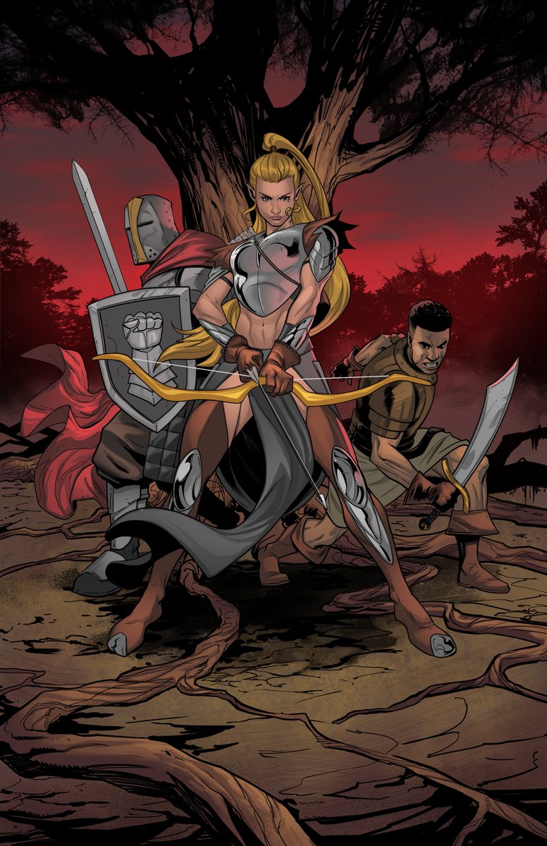 ChaelRoberts's tweet photo. @Tonpa2 Guardians of Erloth with art/colors by #RyanBest and art by.@renzo_rocomic and @JonMalin  Letters by @eric_weathers https://t.co/HoqCgd3BdT