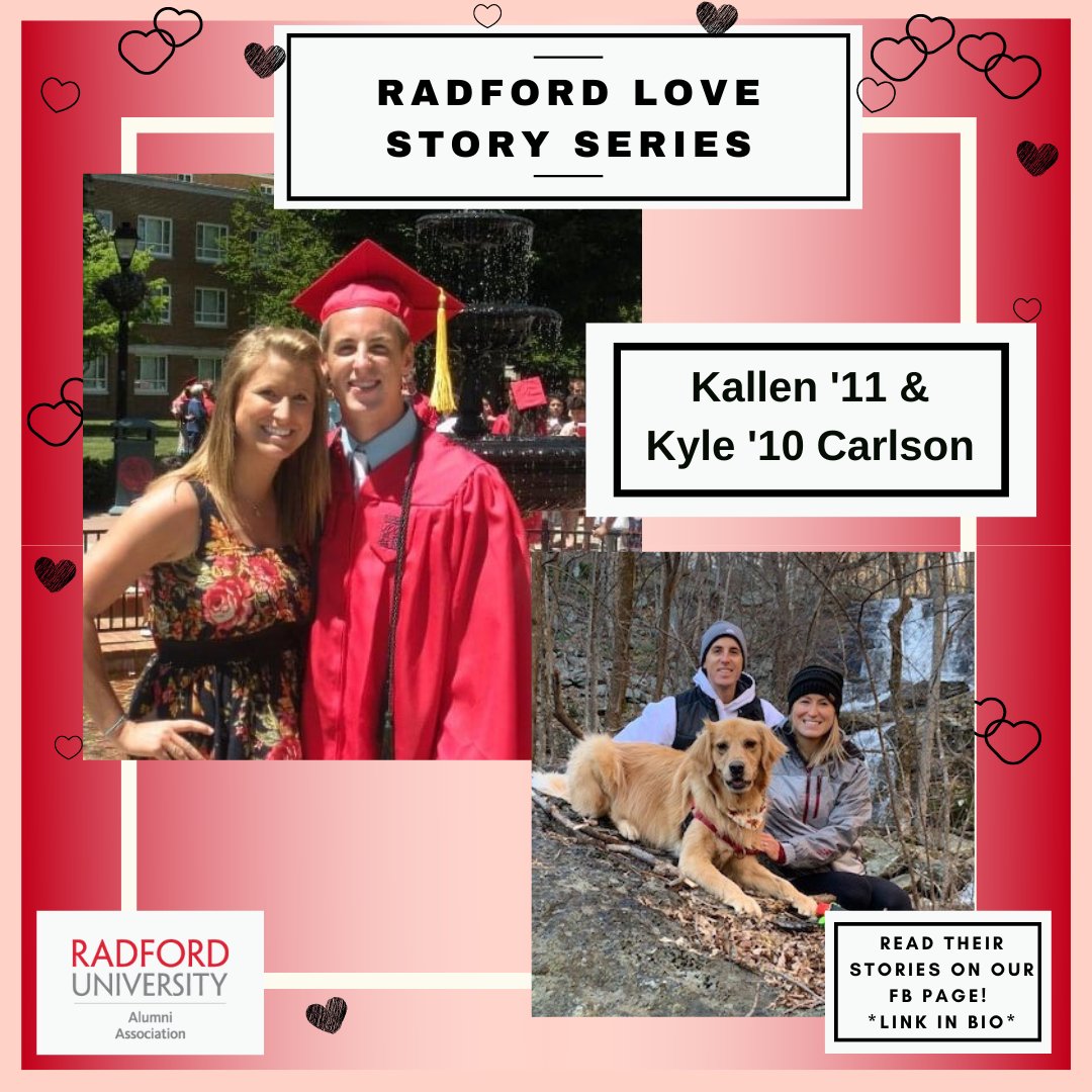 radford_alumni's tweet photo. Meet Kallen '11 and Kyle '10 Carlson and celebrate their love of the Steelers, Macado's, and Radford University in today's Radford Alumni Love Story!
❤️ https://t.co/TU6Jhl92Aw
#RadfordAlumni | #FebruaryIsForHighlanders https://t.co/sTxhK6O0NQ