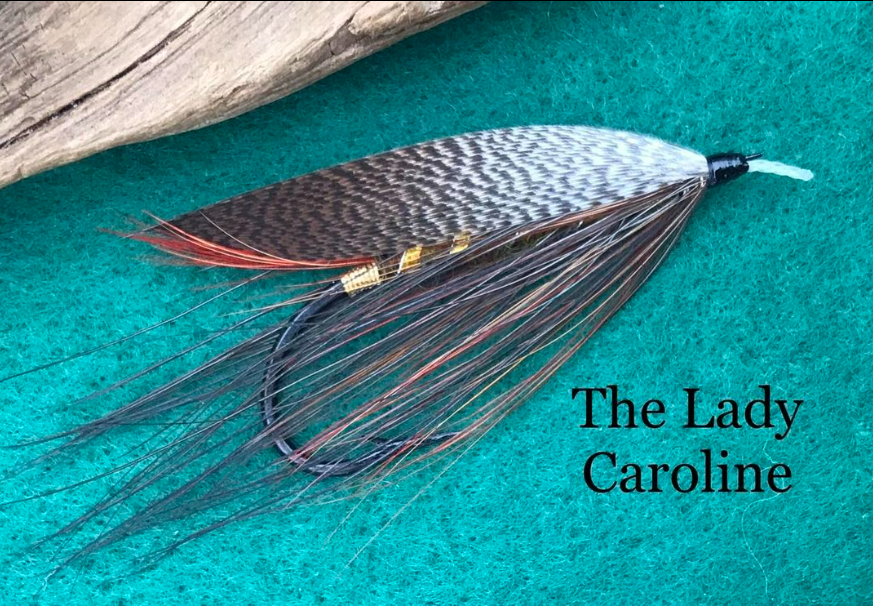 Saltwateronfly's tweet photo. To the lady, Classy
@speybyper
The Lady Caroline. A classic salmon fly from early 18th century 🇬🇧. Tied on 3/0 Pryce-Tannatt Blind-Eye.
#unithread #regalvise #partridgehook #cookshillflytying https://t.co/KztSGHShaP