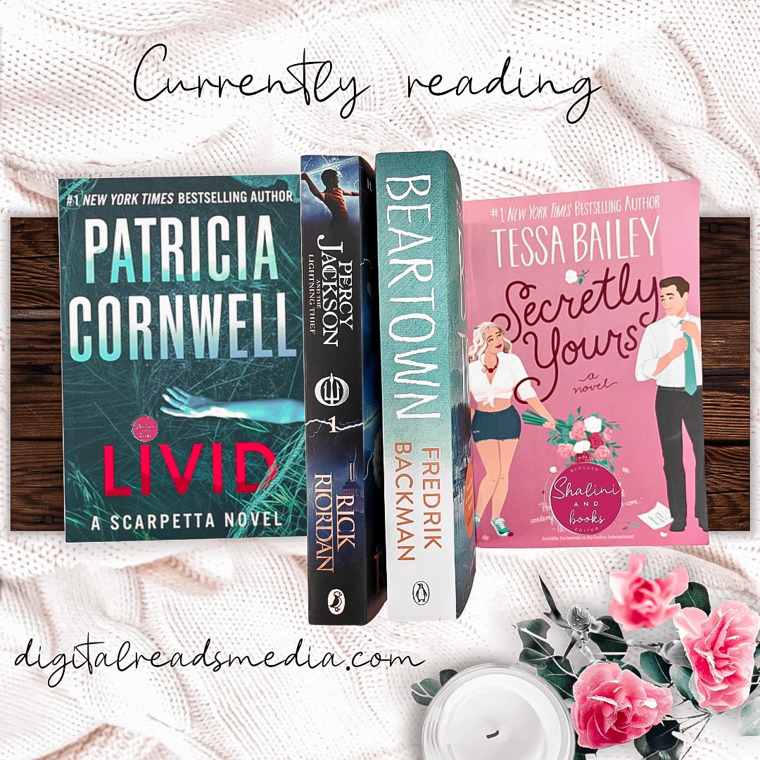 digicreatvpages's tweet photo. My current reads. What is yours??

#currentlyreading #readingforpleasure #readingcommunity #iamreading #paperbacklove #newbookbuy #livid #secretlyyours #beartown #PercyJackson https://t.co/zzlcFT1WF8