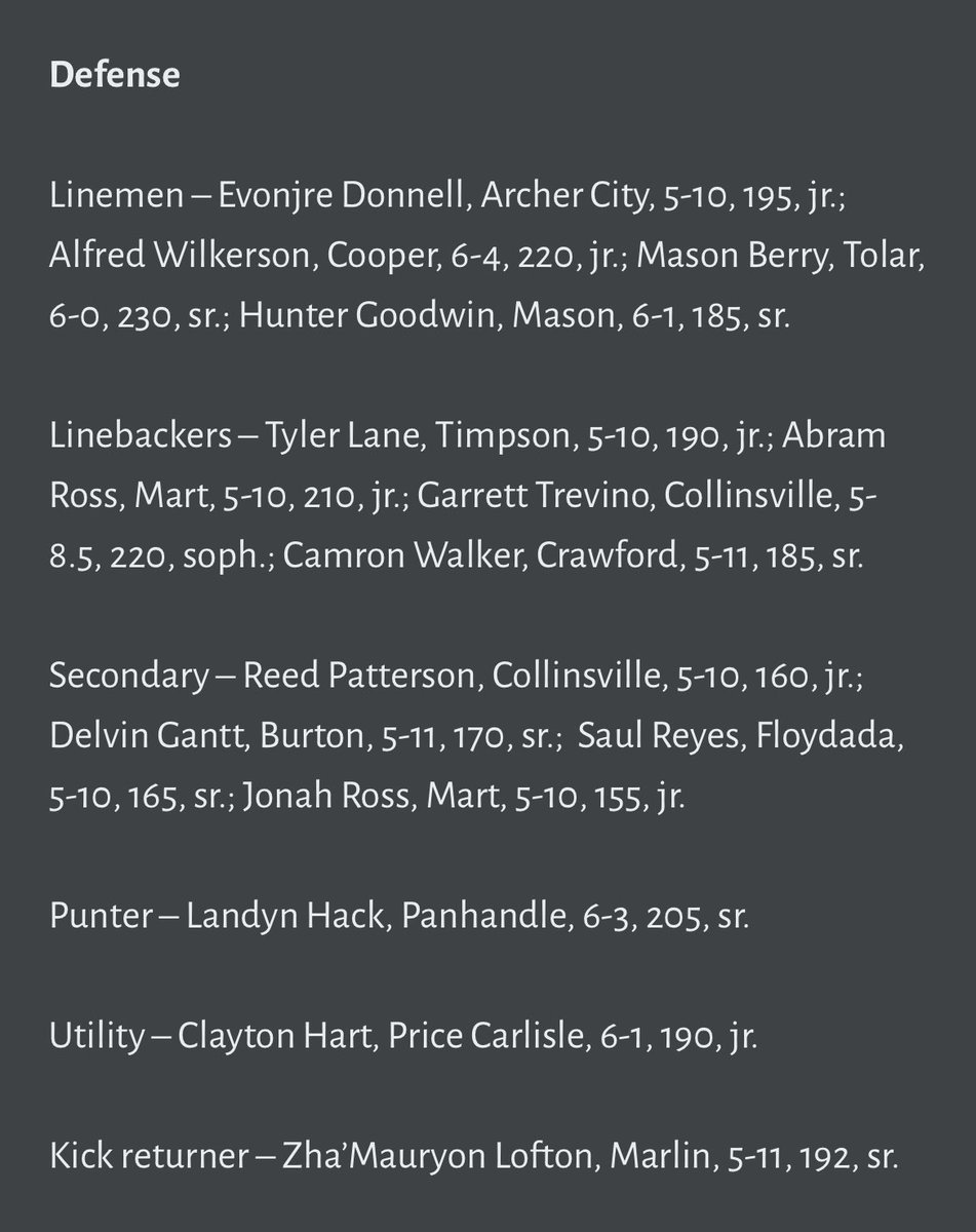 amy ashley (@amyashley_12) on Twitter photo Congratulations <a href="/HackLandyn/">Landyn Hack</a> for making the <a href="/dctf/">Dave Campbell's — TexasFootball.com</a> TSWA All-State Football teams for QB & Punter! Quite the combo! Congratulations <a href="/HackLandyn/">Landyn Hack</a> for making the <a href="/dctf/">Dave Campbell's — TexasFootball.com</a> TSWA All-State Football teams for QB & Punter! Quite the combo!